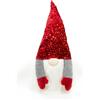 Wisdom Gnomo di Natale 56cm di colore Rosso e grigio Wisdom