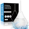 PropoDusche Clistere Adulto Anale 224ml,Peretta per Clistere Adulti Per Doccia Anale Lavanda Vaginale Per Uomini Donne(Bianco)