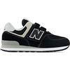 New Balance 574v3, Scarpe da Ginnastica, Nero, 32.5 EU