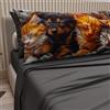 PETTI Artigiani Italiani - Lenzuola Animali con Gatti e Cani in Cotone con Federe in Stampa Digitale, Lenzuola Letto Singolo, Completo Letto Singolo Grigio Scuro, 100% Made in Italy