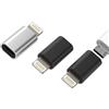 HOYULLI Adattatore Micro USB A Lightning Maschio(3 Pack) Android Cavo Da Per Apple MFI Certified Ricarica Adattatori MicroUSB Cavi Femmina Jack Per IPhone 14 13 Pro Spinotto Per iPad Caricatore mc-to-L