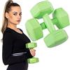 SPRINGOS Set di Manubri Esagonali 2 x 1 kg | Pesetti per Palestra e Casa con Rivestimento Antiscivolo | Allenamento Fitness e Bodybuilding