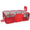 YAZOCO Box Bambini Maglia Traspirante Recinto Per Bambini Con Telaio da Basket Giochi Neonato Interno o Esterno