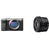 Sony α7CII | Fotocamera Mirrorless Full-Frame Argento + SEL-40F25G - Obiettivo Full-Frame Focale Fissa 40mm F2.5