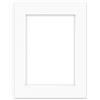 nielsen Conservation Passepartout 2,2 mm, formato esterno 30x40 cm per immagini DIN A4, bianco polare con struttura