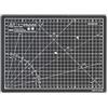 Elan Tappetino da Taglio A4 Nero, Piano da Taglio 22x30 cm, Tappetino Autorigenerante a 5 Strati, Tappeto Antitaglio PVC Riciclato, Cutting Mat A4
