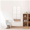 Yosoo Health Gear Specchio Quadrato, Pellicola a Specchio, 9 Pezzi Adesivi Murali Specchio, Piastrelle Specchiate, Rimovibile Decalcomania Autoadesiva per Arredamento Camera da Letto Soggiorno Casa