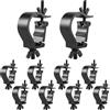 HEYOUTH Morsetti per Luci Scena,Morsetto per Traliccio Luci,Truss Clamp Ganci Tralicci Luci,10pcs Truss Morsetto di fissaggio 48-52 mm Capacità di Carico 100kg per Altoparlanti o Accessori di illuminazione