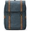 HERLING - research HERLING Zaino uomo/donna DORIAN pelle PU vintage classico (Teal Blue)