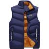 Generico Piumino Smanicato Uomo Invernale Caldo Gilet Leggera Senza Maniche Giacca Softshell Antivento Casual Giubbotto Senza Cappuccio Imbottito Taglie Forti Cappotto Corto Trapuntato Giubbino con Zip Cotone