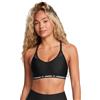 Under Armour Reggiseno Sportivo da Donna Crossback Low Impact, (001) Nero/Bianco, S