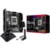 ASUS ROG Strix X870-I Gaming WiFi Scheda madre AMD, 10+2+1 stadi di alimentazione, slot DDR5, due slot M.2, PCIe 5.0 con pieno supporto per le GPU di nuova generazione, WiFi 7, porte USB4 e Aura Sync