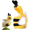 Generisch Vestiti per pappagalli, Halloween, animali domestici, uccelli, costume con cappuccio a forma di api, Halloween, animali domestici, uccelli, costume di Natale, con cappuccio a forma di ape, per