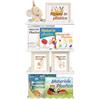 Lifewit Set di 4 Mensole da Muro in Plastica, 38cm Supporto in Vinile per Bambini per Libri/Disco in Vinile/Immagini/Decorazioni, per Organizzare la Camera da Letto/Soggiorno/Bagno/Cucina, Bianco