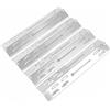 GFTIME 4 pezzi di copertura per bruciatore in acciaio inox per Landmann, Burnhard, Taino, Tepro, Jamestown, distributore fiamma per Charbroil, Tenneker, Napoleon Freestyle 365, Jamie Oliver, Campingaz
