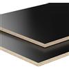 AUPROTEC 18mm Legno Compensato nero Pannello Multistrato rivestito melamminico tagliato fino a 200cm: 60x90 cm