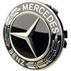 Mercedes-Benz Collection - Copricerchi Coprimozzo Ruota | Stella Con Corona di Alloro | Nero