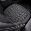 POKSRI coprisedili auto universale anteriore Pelle Mucca Genuina,cuscino sedile auto guidatore,copriseggiolino cuscini,É adatto per la maggior parte dei veicoli dalla categoria A in su(nero,1pc)