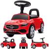 sun baby Macchinina Cavalcabile per Bambini, Macchina a spinta da 12 mesi, volante audio, sedile con schienale, vano portaoggetti sotto il sedile, protezione antiribaltamento (Rosso)