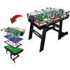 Generic Calcio Balilla Pieghevole Tavolo Multigioco Bambini 5 in 1 Calcio Balilla, Biliardo, Ping Pong, Hockey e Curling - Dimensioni 120x60x83 cm