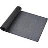 uyoyous Tappeto/passatoia per corridoio, 90 x 300 cm, antiscivolo, in PVC, lavabile, commerciale, per soggiorno, camera da letto, cucina, ufficio, corridoio, grigio