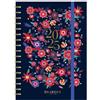 DRAEGER PARIS - September 2024 to August 2025 weekly diary 13x18 cm - 1 week on 2 pages - Hard cover - 'Floral' theme - FSC® certified paper - Vegetable-based inks