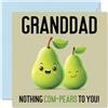 Stuff4 Biglietti di compleanno nonno, Nothing Com-Pears | Divertente biglietto di auguri di compleanno nonno da nipote nipote nonno regalo di compleanno 145mm biglietti di auguri