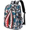 FANDARE Zainetto Scuola Galaxy per Bambini e Adolescenti con Porta di Ricarica USB - Borsa Leggero Casual
