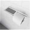 Viverso x add porta rotolo con ripiano, aperto, fisso, VA2202CR, x add cromo [Accessori Bagno > Porta Rotolo]