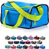 meteor Borsa per Palestra per la Piscina - Borsone da Viaggio - Una borsa sportiva spaziosa e comoda e per weekend, campeggio, ogni viaggio - con tracolla (20L) e (40L) (Blu/verde2, 20L)