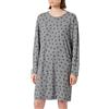 Triumph Donna Endless Comfort NDK LSL, Night Shirt, DARK GREY MELANGE, 46