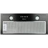 GLOBALO Cappa aspirante da incasso, cappa aspirante da cucina per mobile base, cappa aspirante da incasso 60 cm, serie acciaio per mobile base da cucina, Delico 60.1 Black, Nero