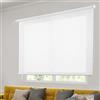 STOR PLANET | Tenda Transparente SOFT a Rullo per Interni, Cucina, Soggiorno, Camera da Letto, Finestra e Porta | Installazione Facile | Bianco, 140x250cm