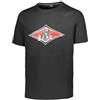 Bear MC T-Shirt Uomo Girocollo Stampa Logo Contrasto Surfboard
