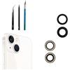 Dakexiong Lente a Vetro di Sostituzione per Fotocamera Posteriore Compatibile con iPhone 13 Pro/13 Pro Max, con Kit di Strumenti di Riparazione