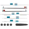 Boloest Strisce adesive di Ricambio per Display LCD, Kit di Riparazione Professionale Compatibile con Apple iMac 21,5 A1418 Retina 2012-2015 (con Strumento di Apertura)