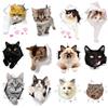 Keboyoe 12 Pezzi Adesivi Murali 3D Gatti Adesivo Gatto 3D Adesivi con Gatto 3D Adesivi da Parete Con Gattidella Parete Adesivo Gatto per Muro Auto Frigorifero WC Bagno