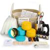 Amorxiao Kit per Realizzare Candele DIY, Fabbricazione Candele Kit, Cera d'api Naturale, Candela fai da, Aromaterapia Regalo Adatto per Compleanno, Matrimonio, Anniversario Natale Valentino