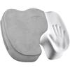 FORTEM Cuscino Sedia Ufficio, Cuscino Memory Foam per Seduta, Sedia Gaming, Poltrona, Supporto Ergonomico, Fodera Traspirante e Lavabile, Base Antiscivolo, Forma a U, per Casa, Lavoro e Viaggi