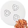 MY Pasta LA MIA PASTA - Cuori - Trafile per macchina per la pasta | Trafila per pasta avanzata per macchina per pasta fatta in casa, compatibile con Philips serie 7000