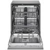 LG QuadWash DB965TXS Lavastoviglie da Incasso a Scomparsa Totale, Serie 3, Classe B, 14 coperti, 4 Bracci Irroratori, Vapore, Cerniere Sliding, Apertura Automatica, 3° Cestello, Wi-Fi, Acciaio