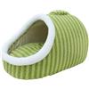 YOUCAI Cuccia Cane Gatto Interno Lavabile Peluche Tenda Casetta per Cani Gatti con Cuscino Rimovibile Lettino per Cani Morbido Divano per Cani,Verde,45x30x25cm