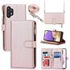 Cavor Copmob Cover Samsung A32 5G con Cordino,Flip Leder Portafoglio Custodia in Pelle,[9 Porta Carte][Chiusura Magnetica],Custodia Libro Cover con Laccio per Samsung Galaxy A32 5G - Oro Rosa