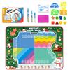 Voihamy Tappetino per doodle, tappetino per disegno ad acqua, Tappetino da scrittura extra large, Tappetino da disegno per bambini grandi che scrivono scarabocchi, educativo per bambini di 3-5 anni,
