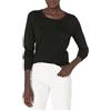 Amazon Essentials Maglione Girocollo Leggero A Maniche Lunghe (Taglie Forti Disponibili) Donna, Bordeaux, XL