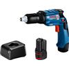 Bosch Professional 12V System Avvitatore per Cartongesso a Batteria Gtb 12V-11 (Incl. 2 Batterie Gba 12V 2.0Ah, Caricabatteria Gal 12V-20, 1 Inserto Cacciavite (Bit) Ph 2)