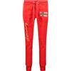 Geographical Norway Mabeaute Lady - Pantaloni Jogging Donna - Pantaloni Allenamento Sport Fitness Running - Tasche Cotone Yoga Donna - Abito Ideale Primavera Inverno (Rosso L-Taglia 3)
