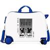 Disney Topolino e Minnie Viaggia per il Mondo Parigi Valigia Bambino Bianco 50x39x20 cm ABS Rigido Chiusura laterale 34L 1,8 kg Bagaglio a Mano 4 Ruote