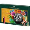Faber-Castell - Set da disegno Polychromos & Graphite Matt, 50 pezzi