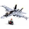 Sluban- Modello mattoncini - F/A - 18E Super Bumblebee, Multicolore, M38-B0928